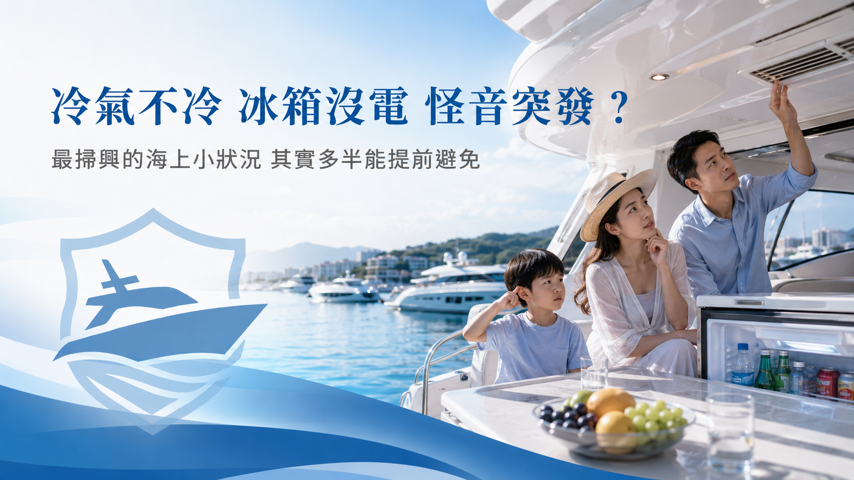避免海上突發的小狀況破壞度假好心情